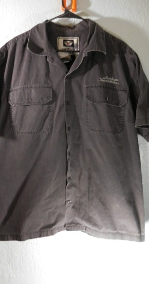 Tori Richard Embroidered Harley Davidson Shirt XL - Picture 2 of 6